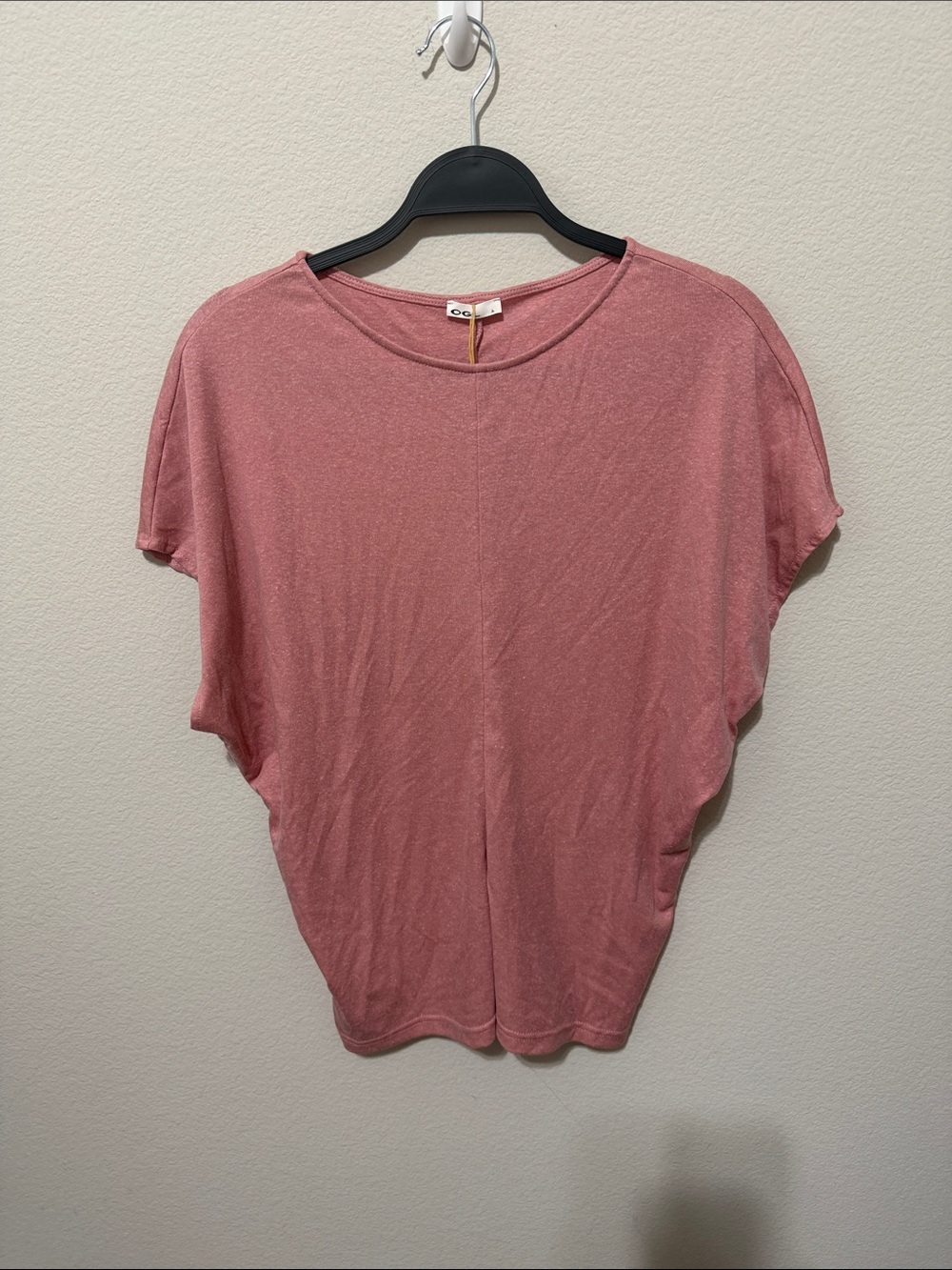 OGL Short Sleeve Dolman Teein pink pearl